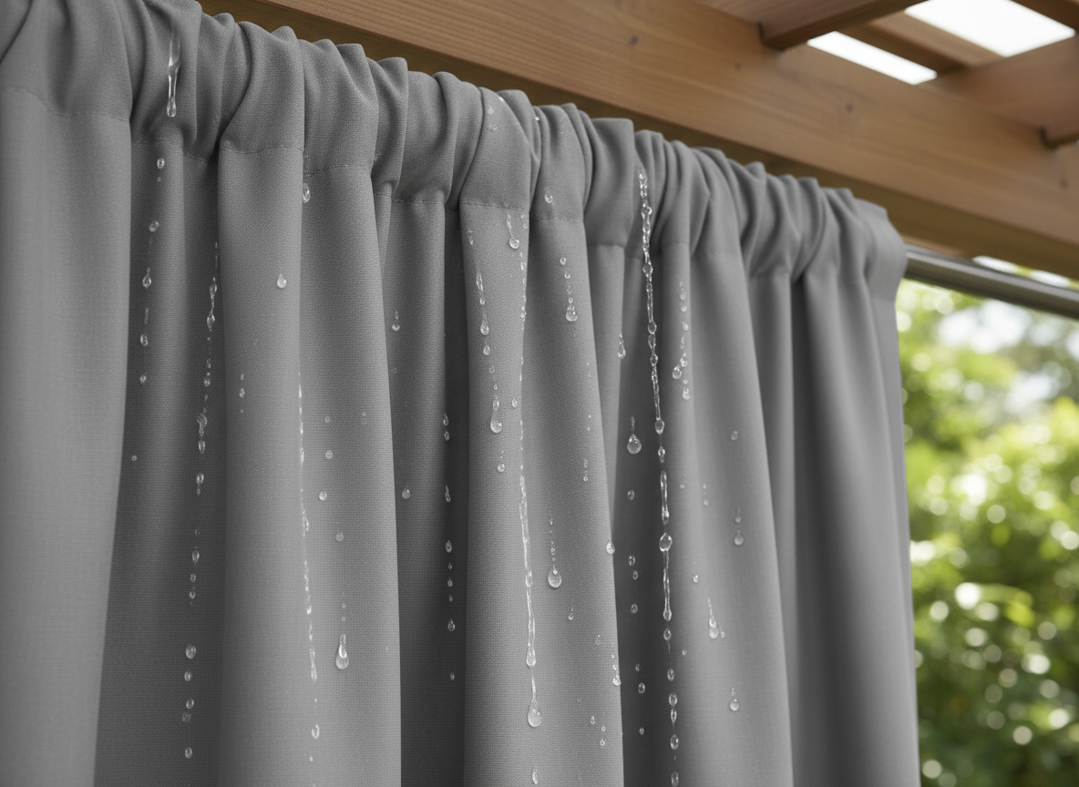 Venkovní zahradní závěs s tunýlkem JAMAICA color 03 světle šedá, různé rozměry MyBestHome