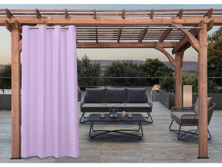 Venkovní zahradní závěs s kroužky MONTANA color 30 lila, různé rozměry MyBestHome