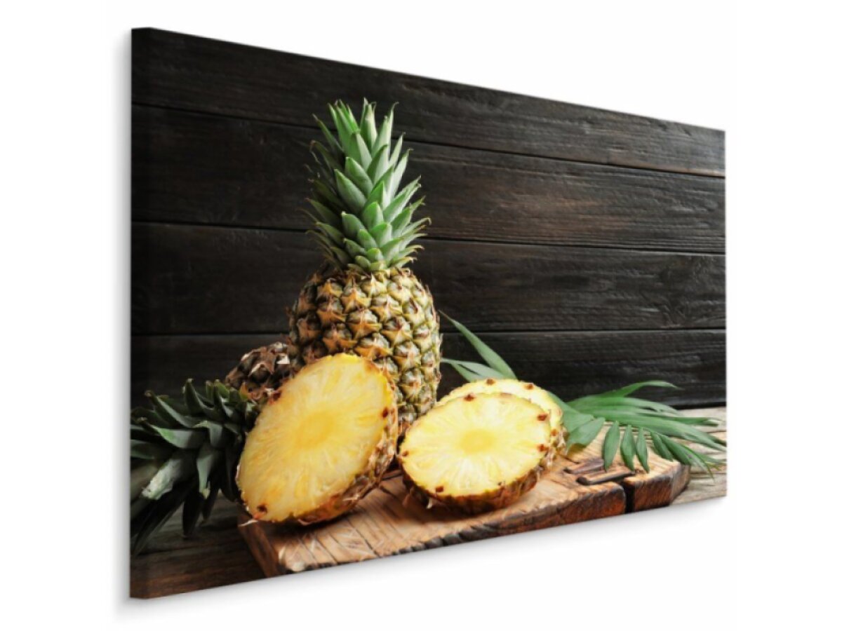 Moderní obraz na plátně do kuchyně Nakrájený Ananas