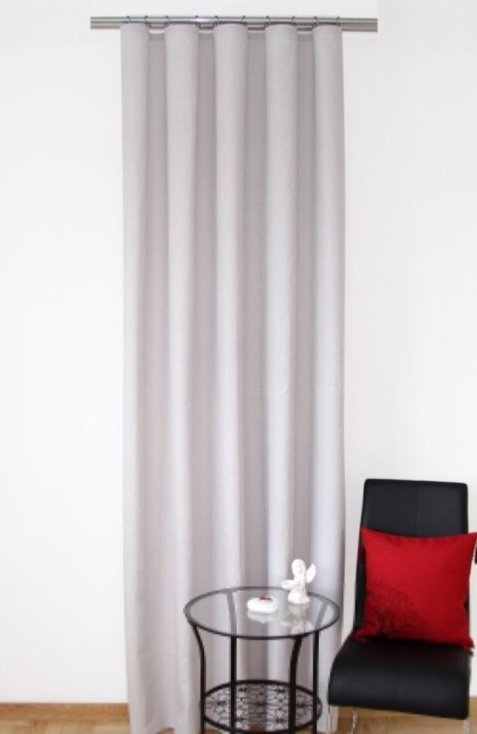 Dekorační závěs s řasící páskou 03 světle šedá 160x250 cm (cena za 1 kus) MyBestHome