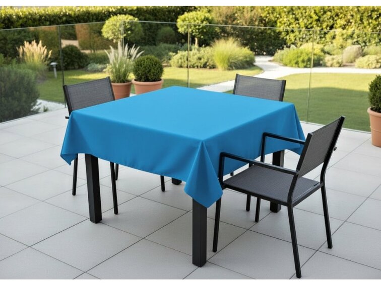 Venkovní čtvercový ubrus TERRA color 39 modrá, různé rozměry Mybesthome