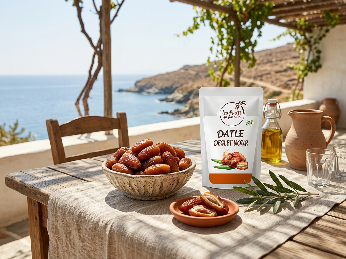 Datle Deglet Nour BIO bez pecky 150 g LES FRUITS DU PARADIS