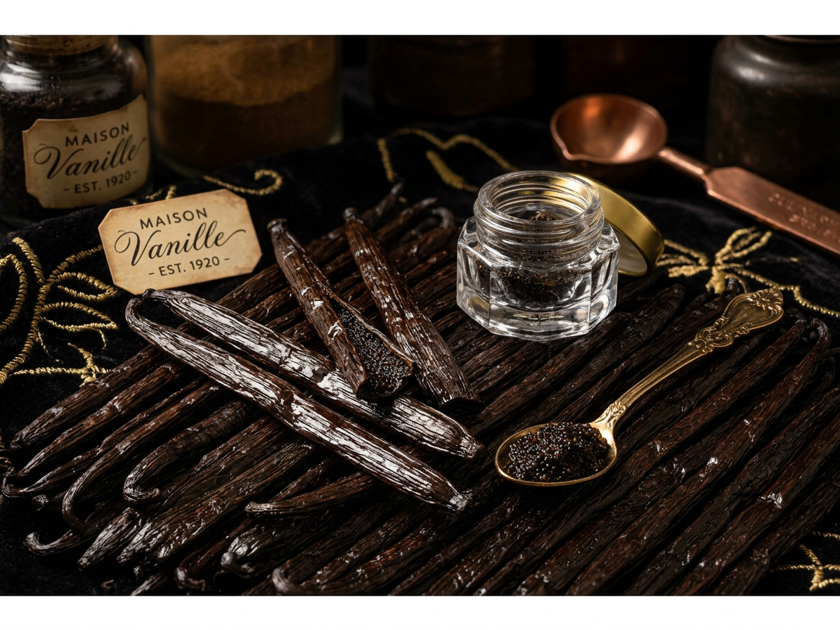 Vanilkové lusky Bourbon Prémium BIO 18-20 cm 1 kg LES FRUITS DU PARADIS