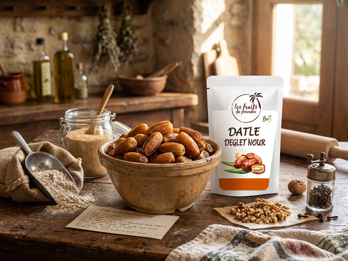 Datle Deglet Nour BIO bez pecky 150 g LES FRUITS DU PARADIS