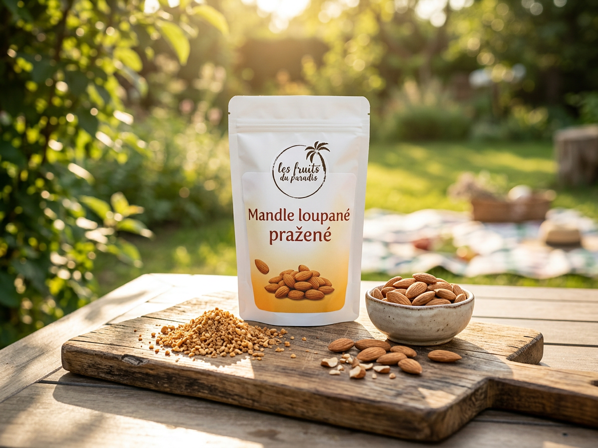 Mandle pražené loupané 1 kg LES FRUITS DU PARADIS