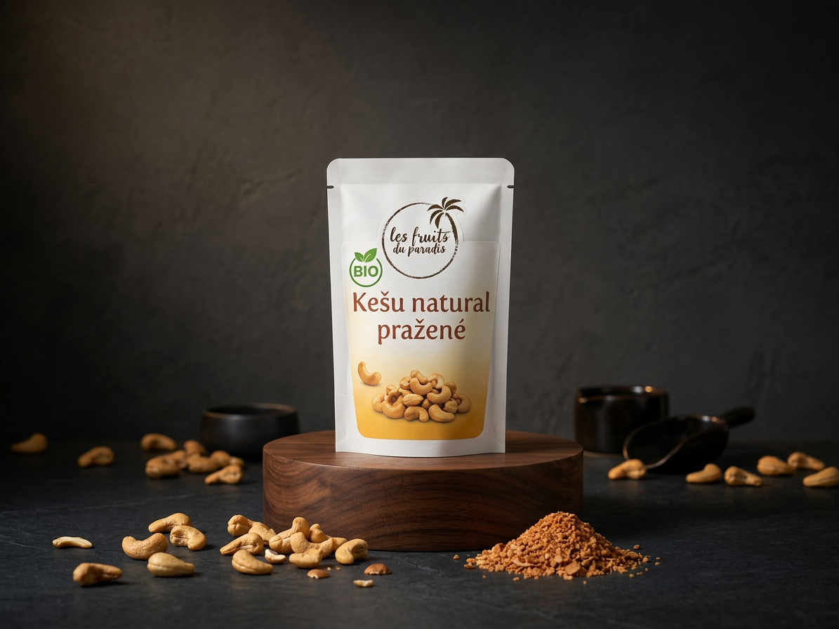 Kešu pražené nesolené BIO 200 g LES FRUITS DU PARADIS
