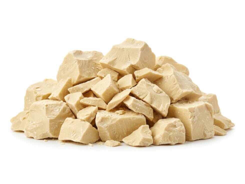 Kakaové máslo deodorizované chunks BIO 25 kg LES FRUITS DU PARADIS