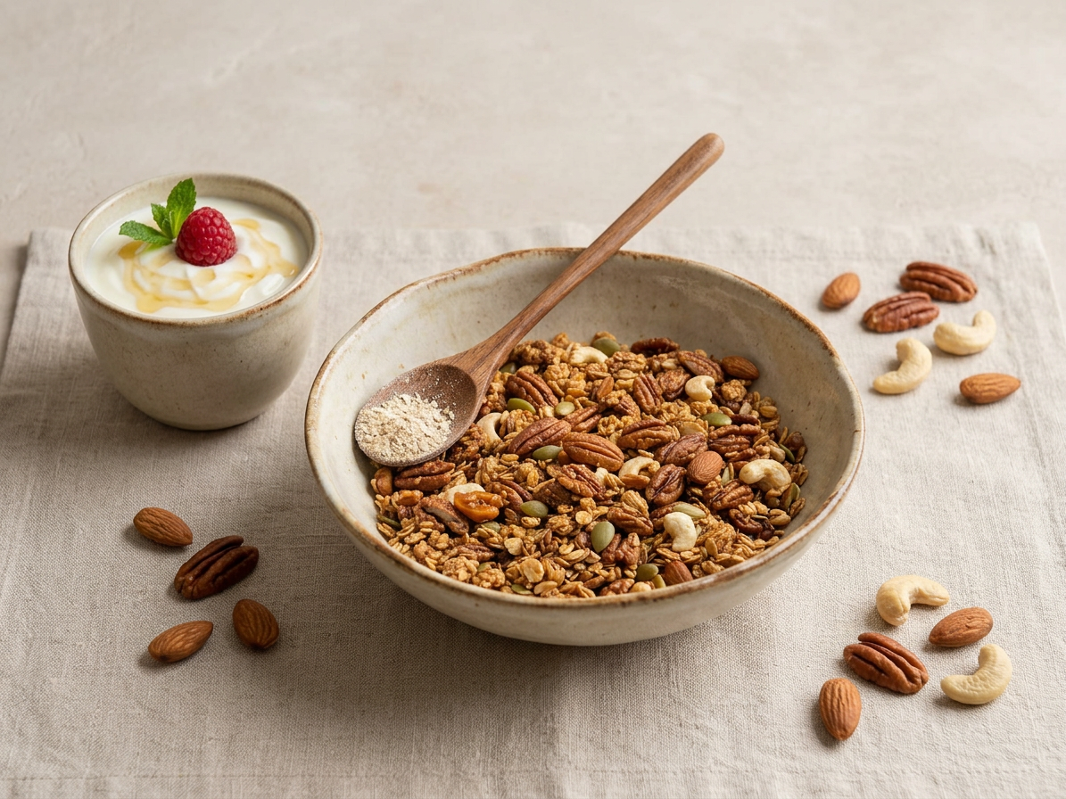 Ořechová granola BIO 5 kg LES FRUITS DU PARADIS