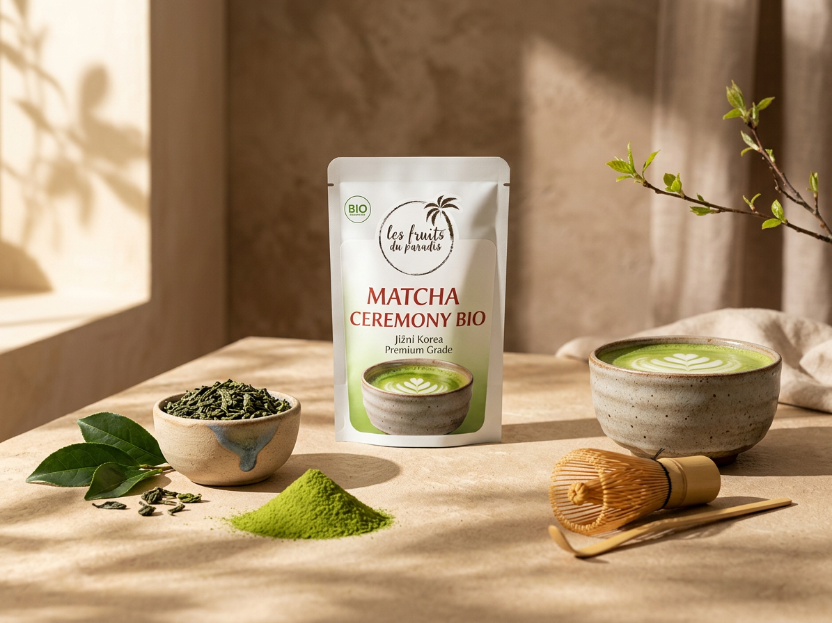 Ceremony Matcha BIO Jižní Korea 100 g LES FRUITS DU PARADIS