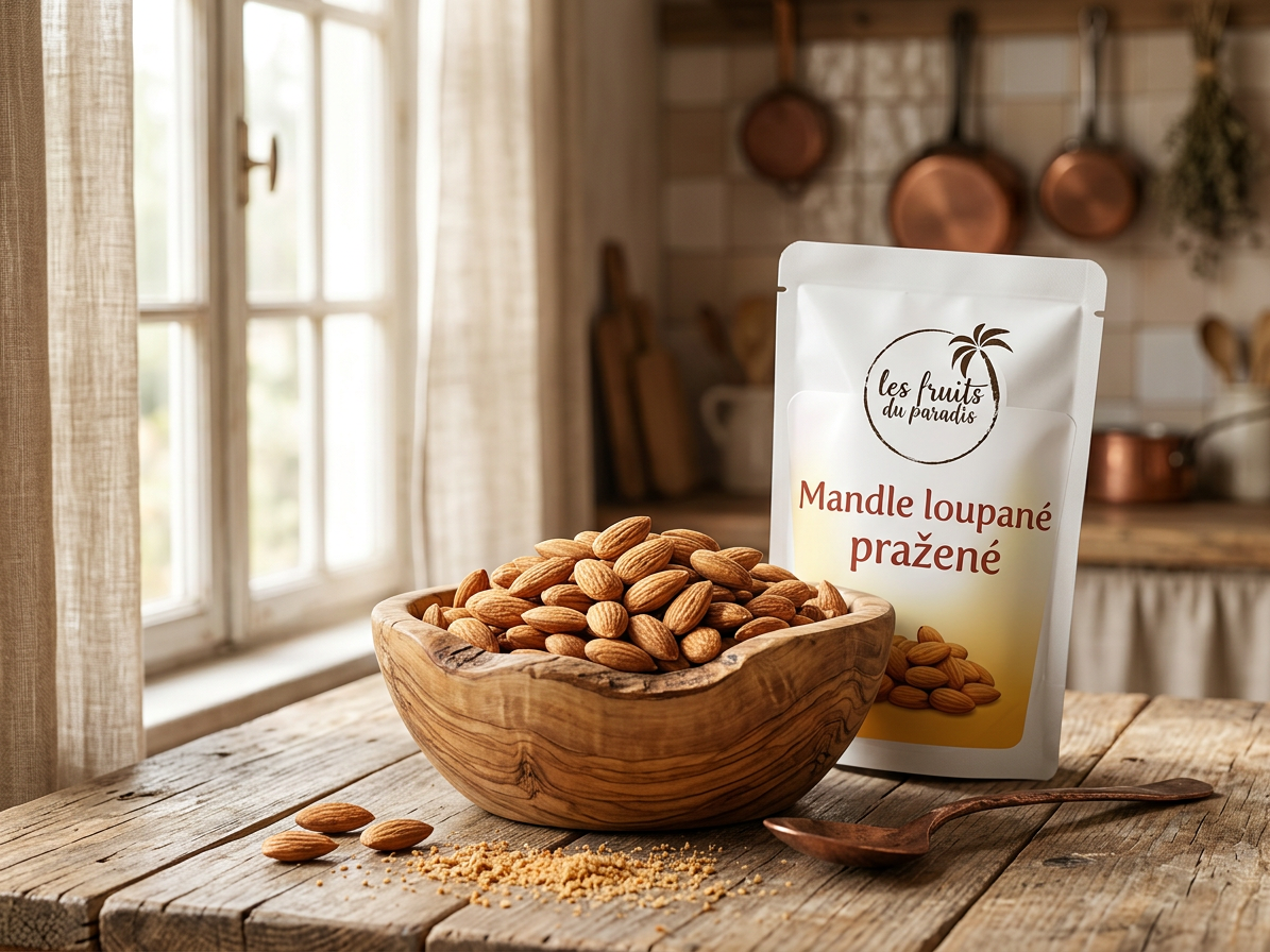 Mandle pražené loupané 500 g LES FRUITS DU PARADIS