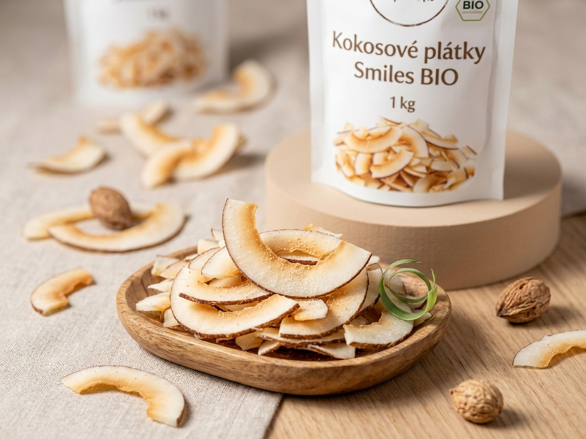 Kokosové plátky - Smiles BIO 200 g LES FRUITS DU PARADIS