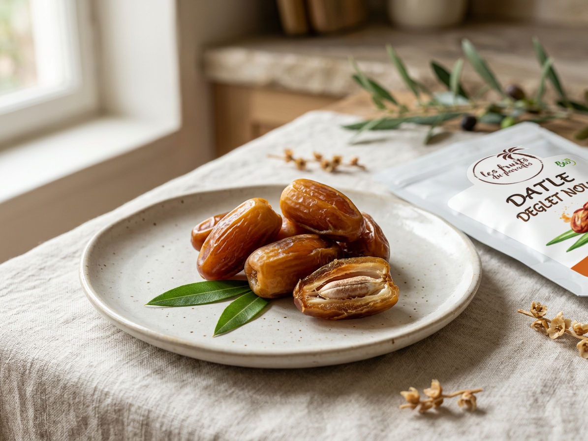 Datle Deglet Nour BIO bez pecky 150 g LES FRUITS DU PARADIS