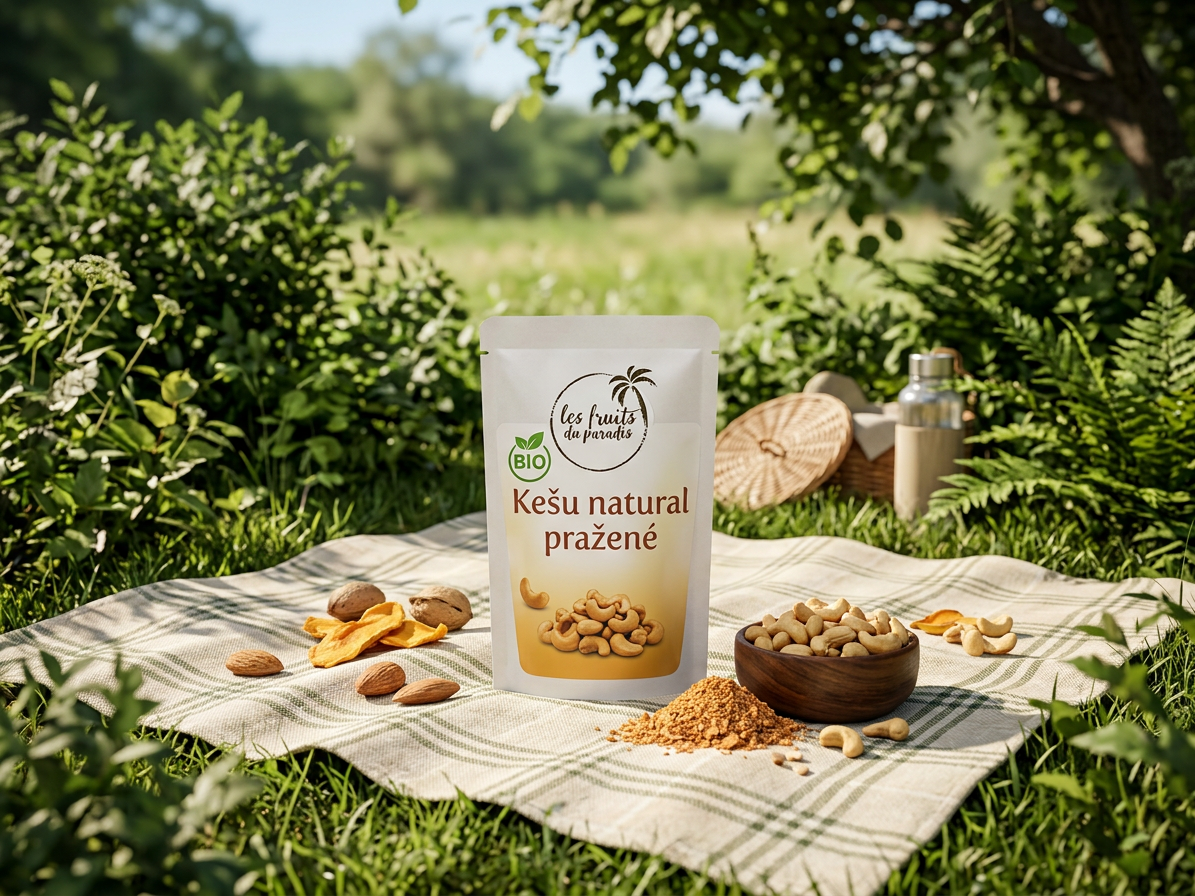 Kešu pražené nesolené BIO 1 kg LES FRUITS DU PARADIS