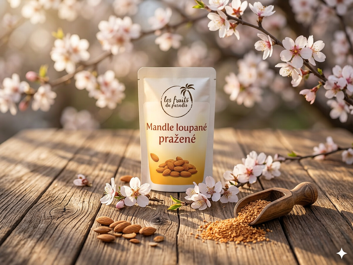 Mandle pražené loupané 200 g LES FRUITS DU PARADIS