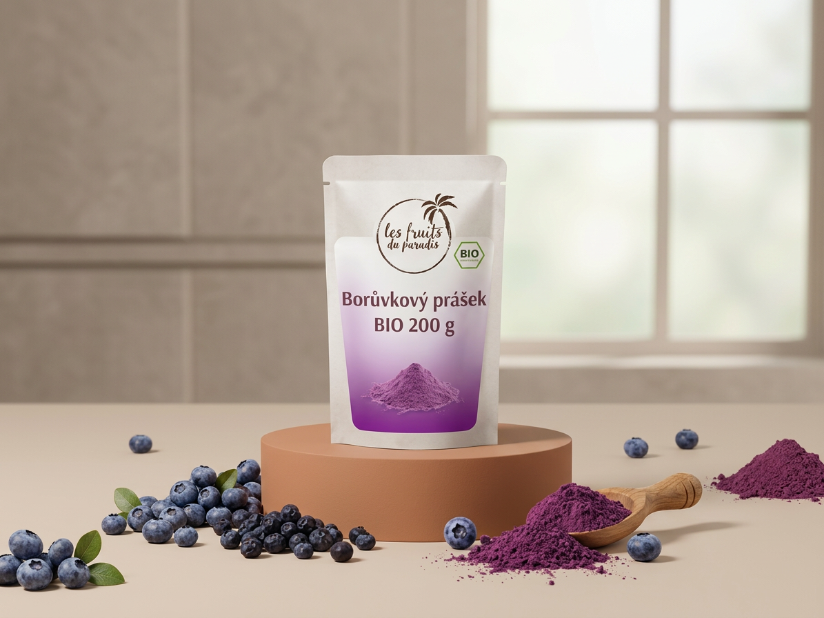Borůvkový prášek BIO 200 g LES FRUITS DU PARADIS