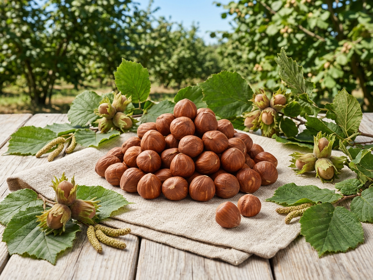 Lískové ořechy natural pražené BIO 20 kg LES FRUITS DU PARADIS