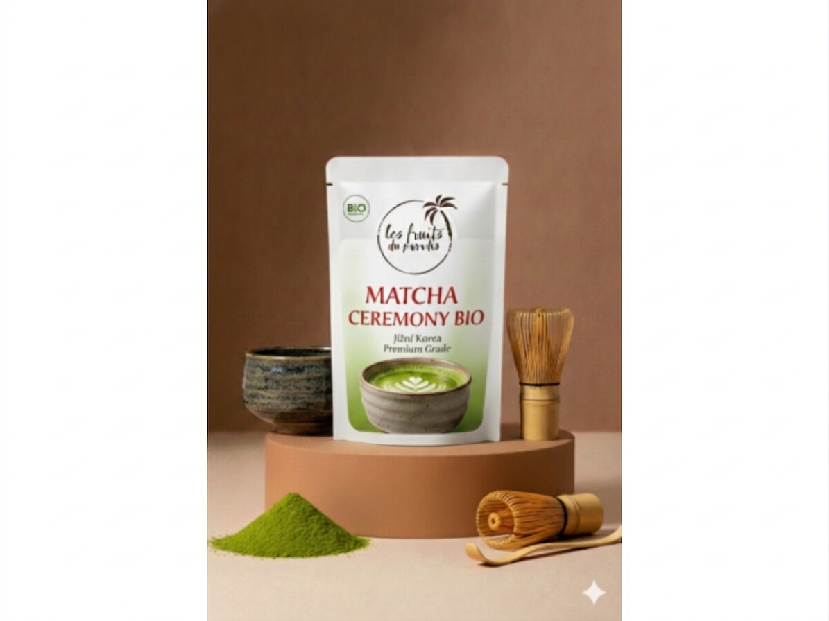 Ceremony Matcha BIO Jižní Korea 100 g LES FRUITS DU PARADIS