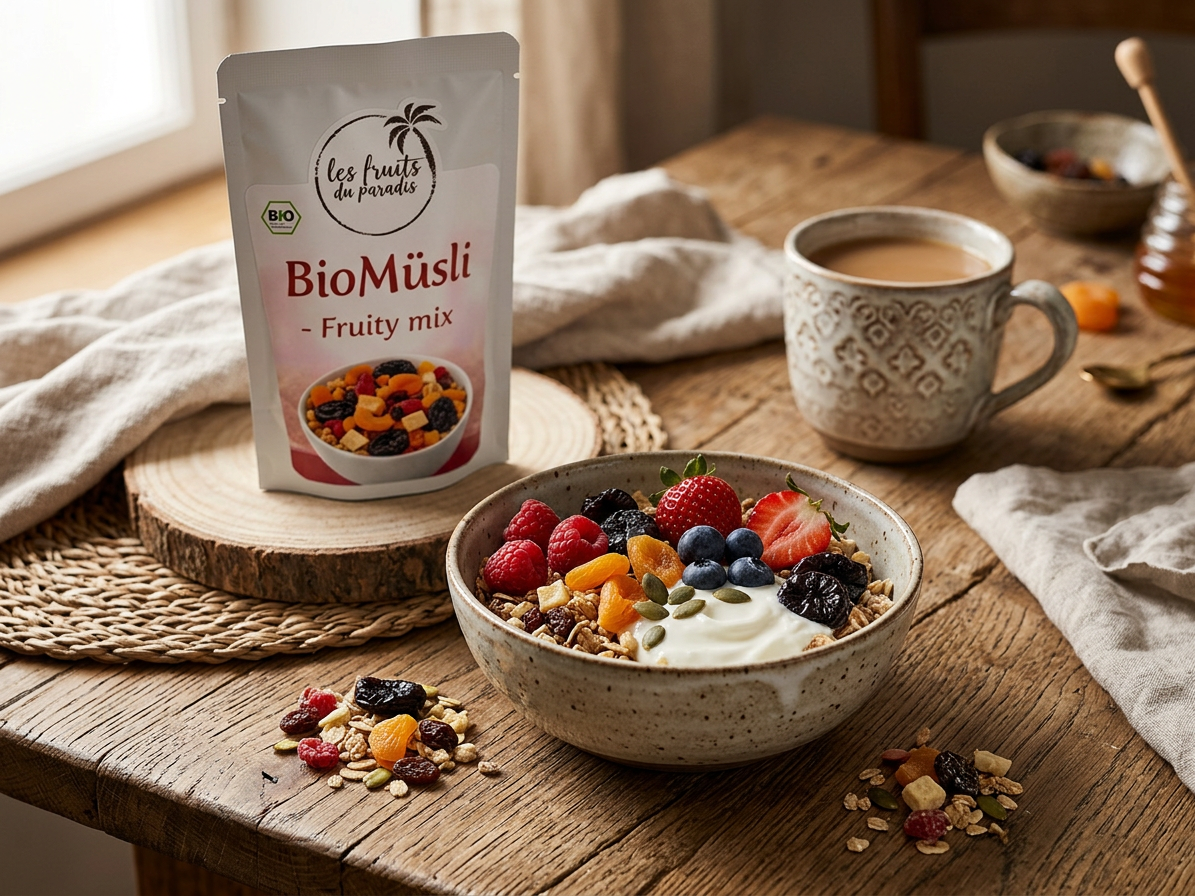 BioMüsli - Fruity mix 300 g LES FRUITS DU PARADIS