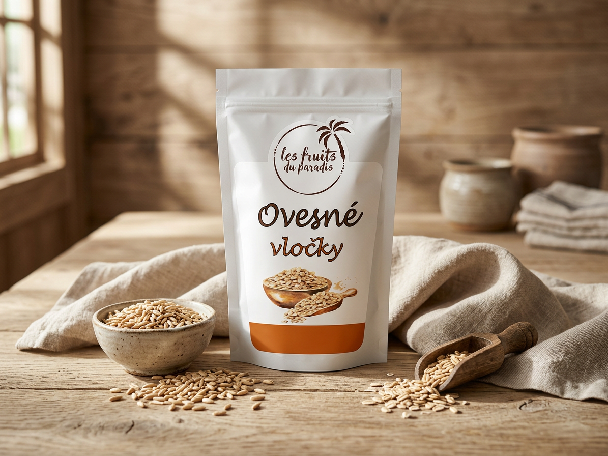Ovesné vločky jemné 500 g LES FRUITS DU PARADIS