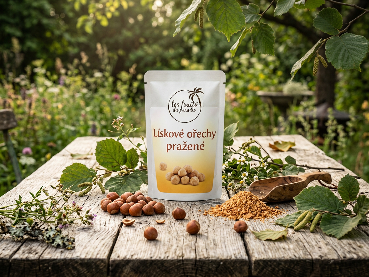 Lískové ořechy blanšované pražené CZ 200 g LES FRUITS DU PARADIS