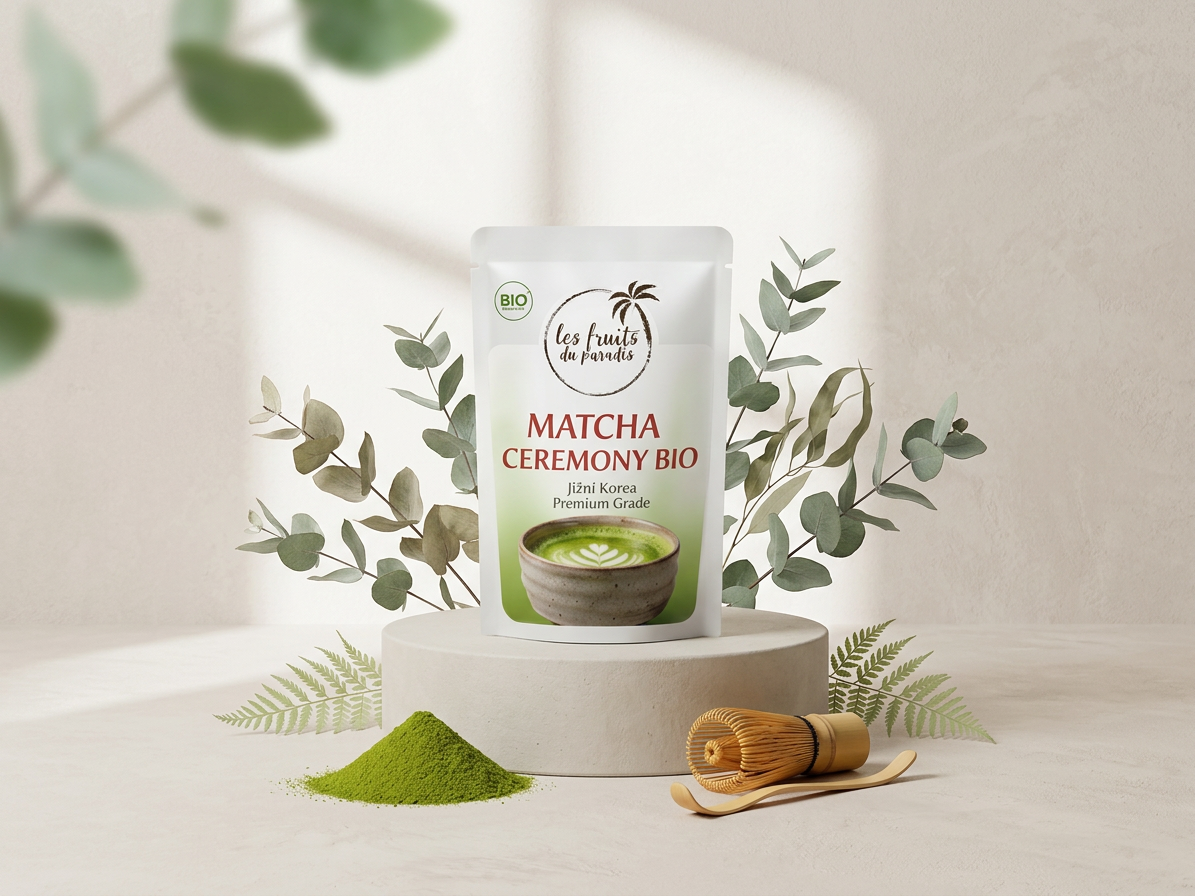 Ceremony Matcha BIO Jižní Korea 100 g LES FRUITS DU PARADIS