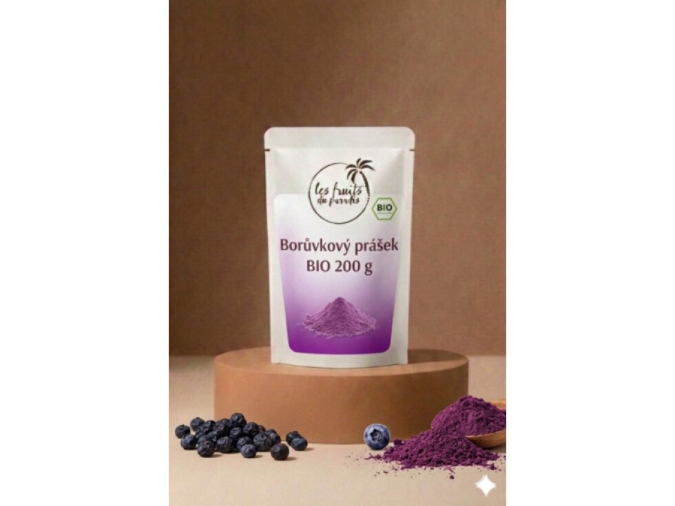 Borůvkový prášek BIO 200 g LES FRUITS DU PARADIS
