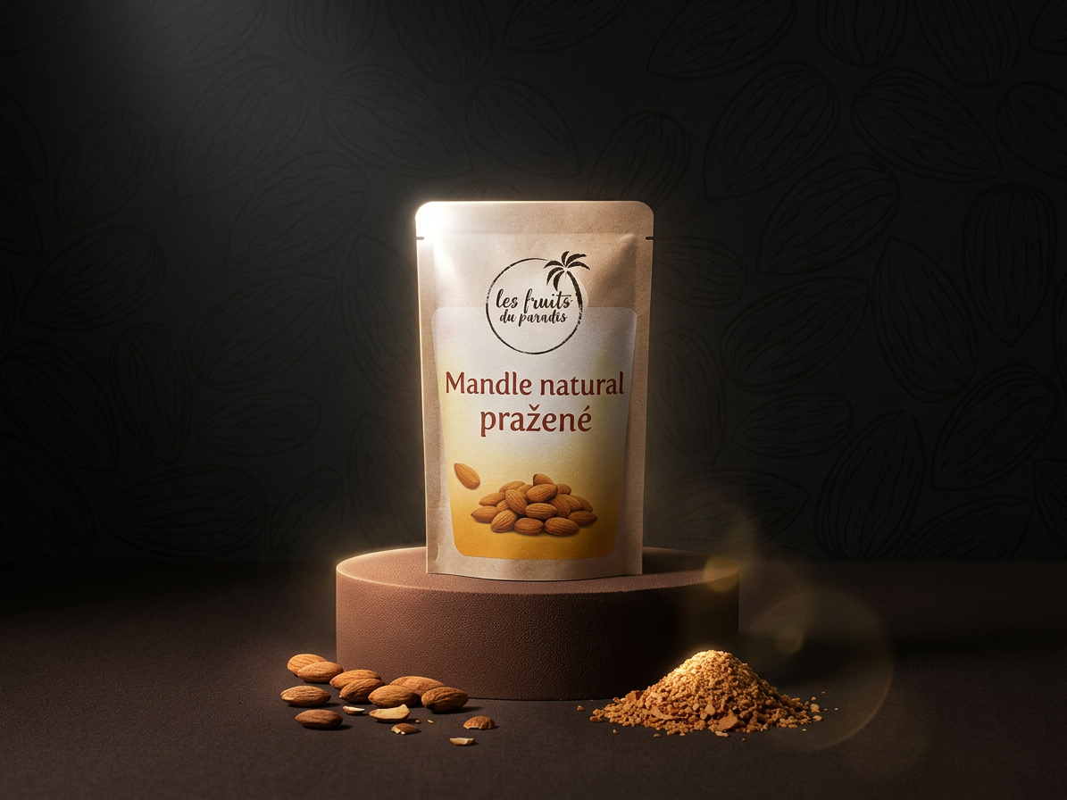 Mandle natural pražené CZ 3 kg LES FRUITS DU PARADIS