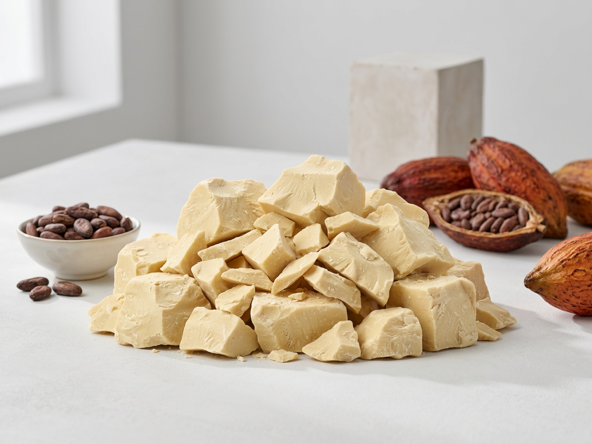 Kakaové máslo deodorizované chunks BIO 25 kg LES FRUITS DU PARADIS