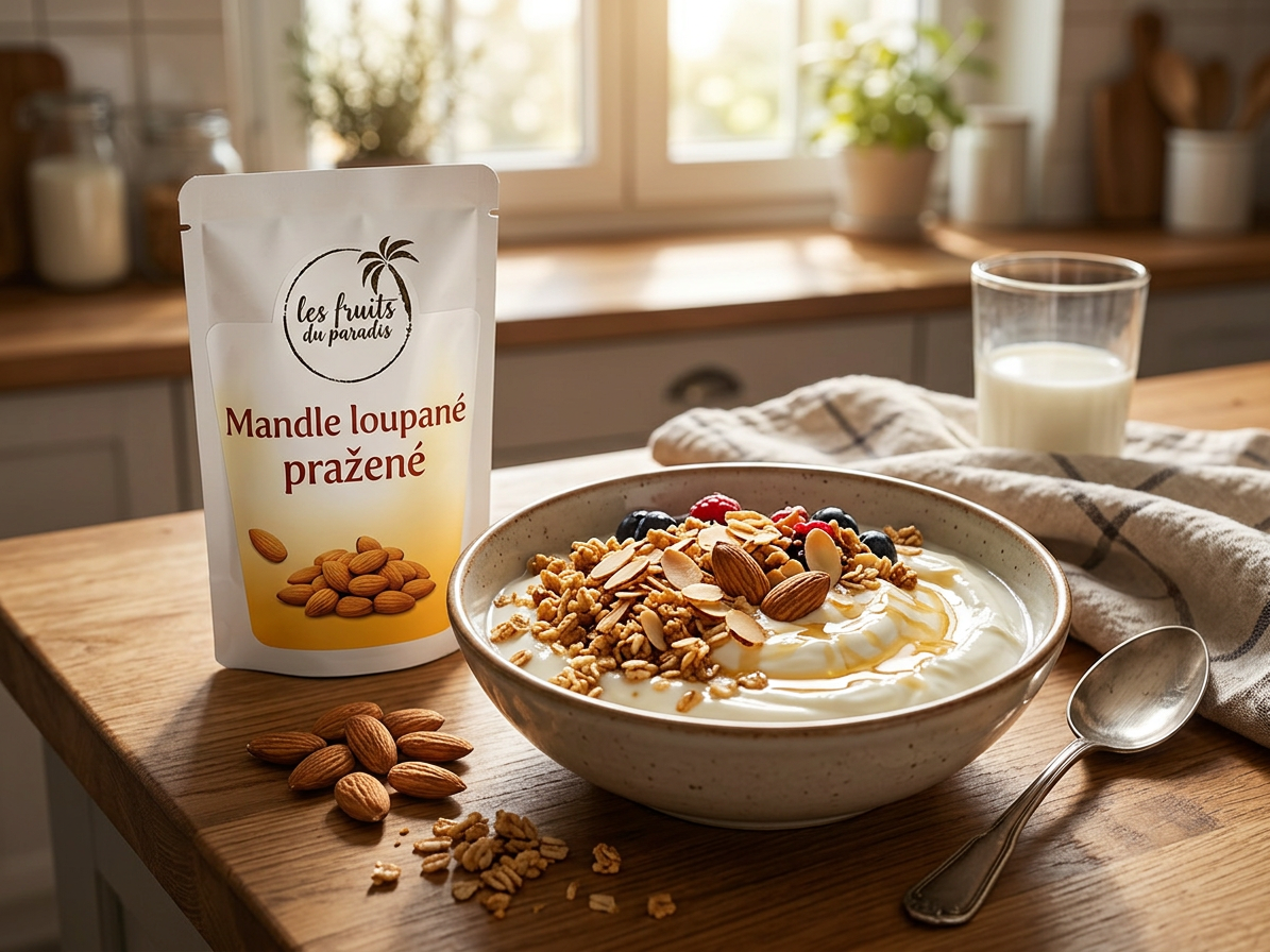 Mandle pražené loupané 200 g LES FRUITS DU PARADIS