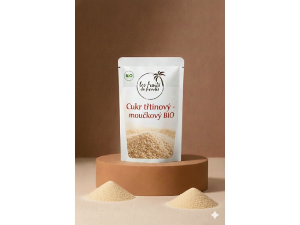 Cukr třtinový - moučkový BIO RAW 500 g LES FRUITS DU PARADIS