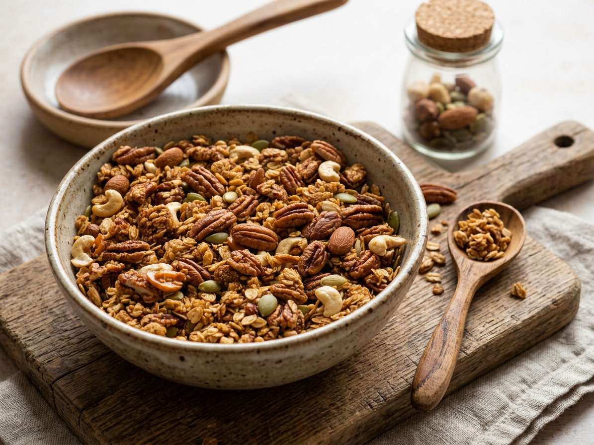 Ořechová granola BIO 5 kg LES FRUITS DU PARADIS