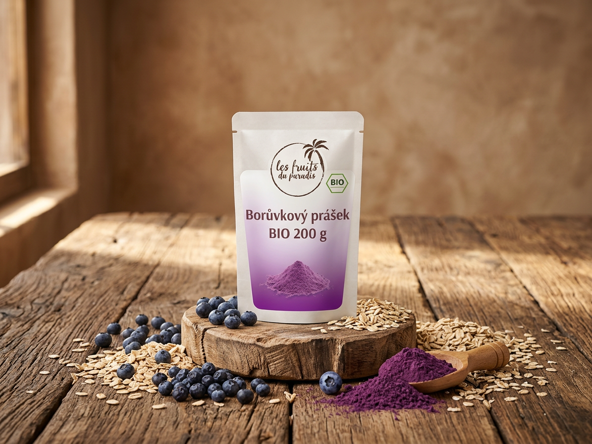 Borůvkový prášek BIO 200 g LES FRUITS DU PARADIS