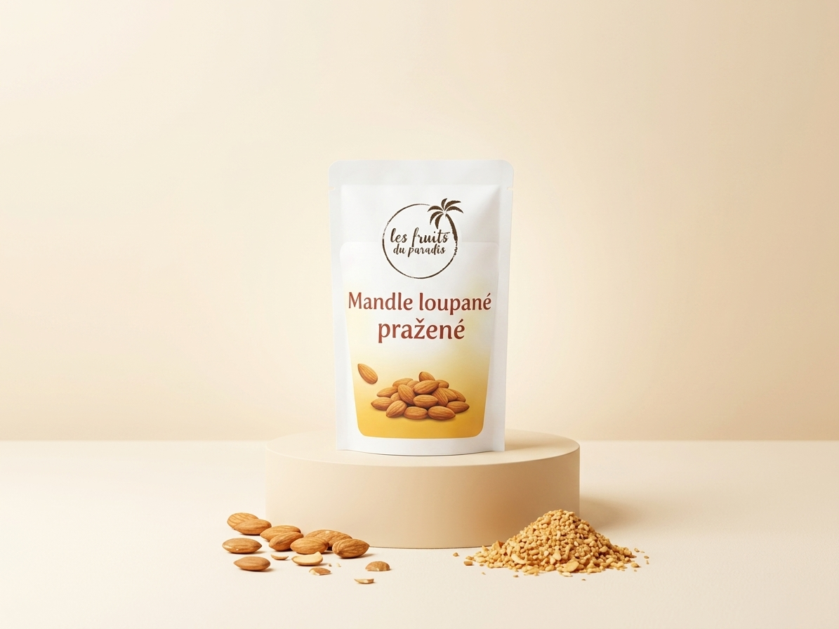 Mandle pražené loupané 500 g LES FRUITS DU PARADIS