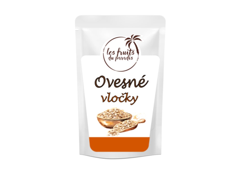 Ovesné vločky jemné 500 g LES FRUITS DU PARADIS