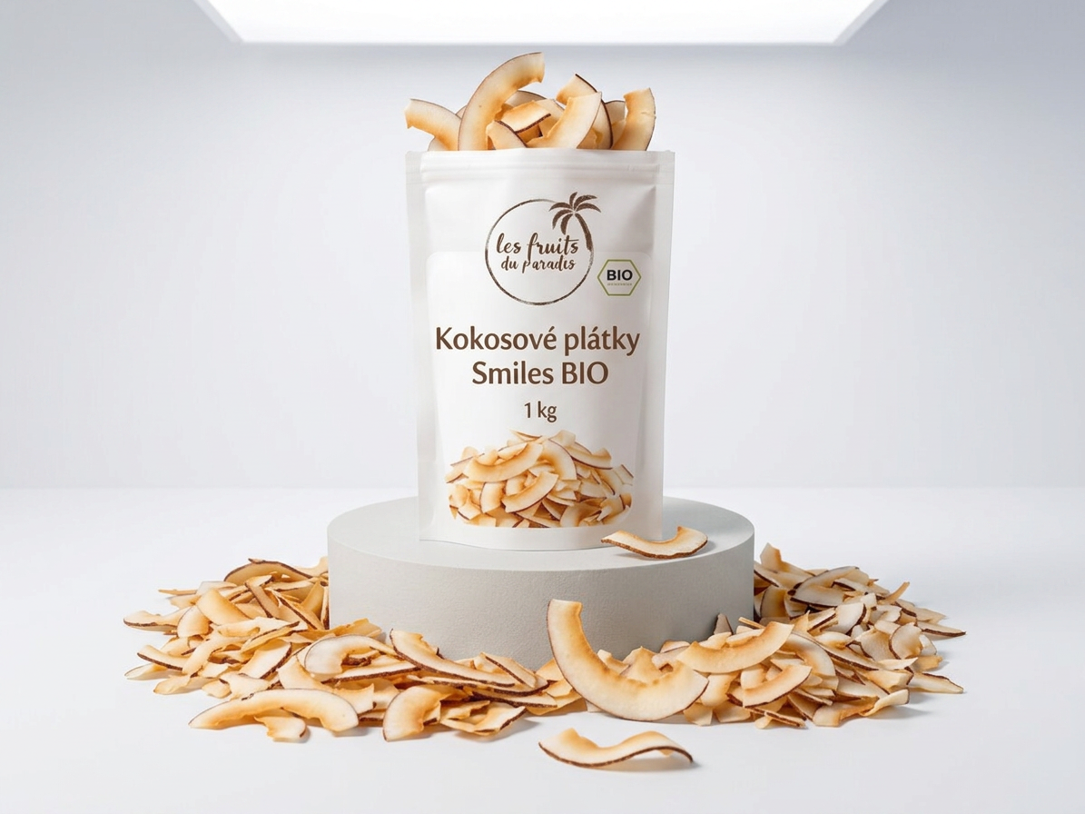 Kokosové plátky - Smiles BIO 200 g LES FRUITS DU PARADIS