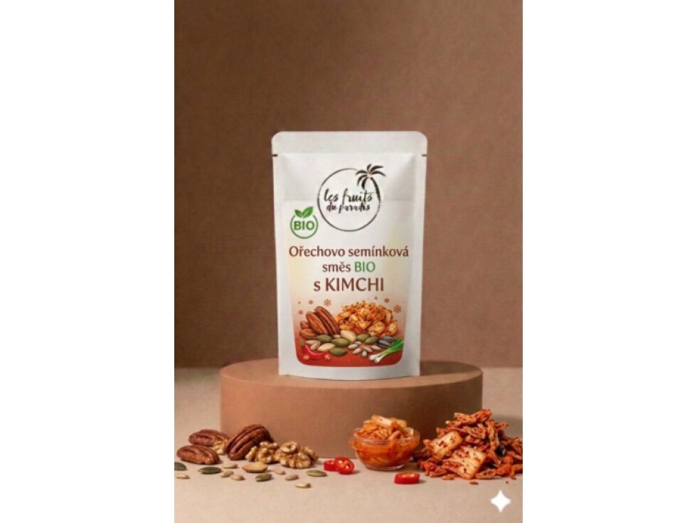 Ořechovo semínková směs BIO s KIMCHI 300 g LES FRUITS DU PARADIS