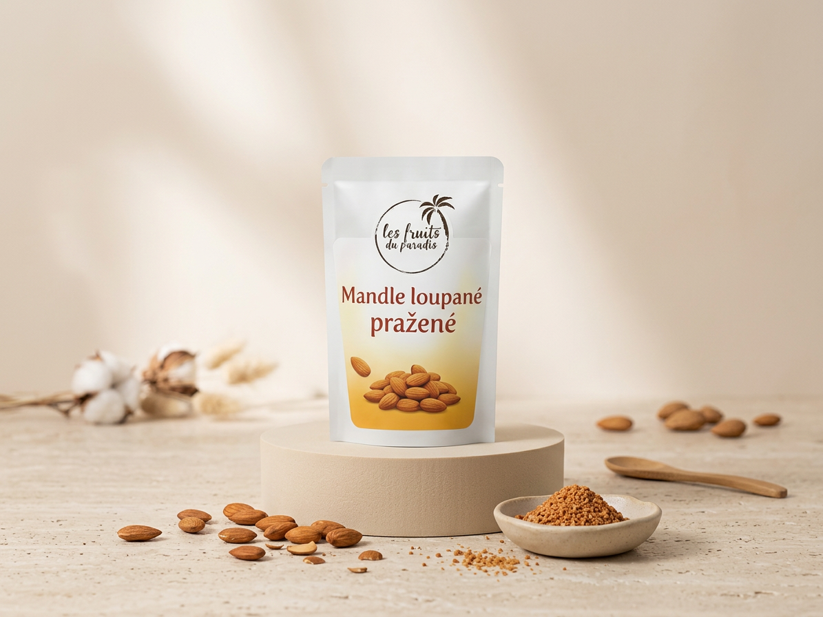 Mandle pražené loupané 200 g LES FRUITS DU PARADIS