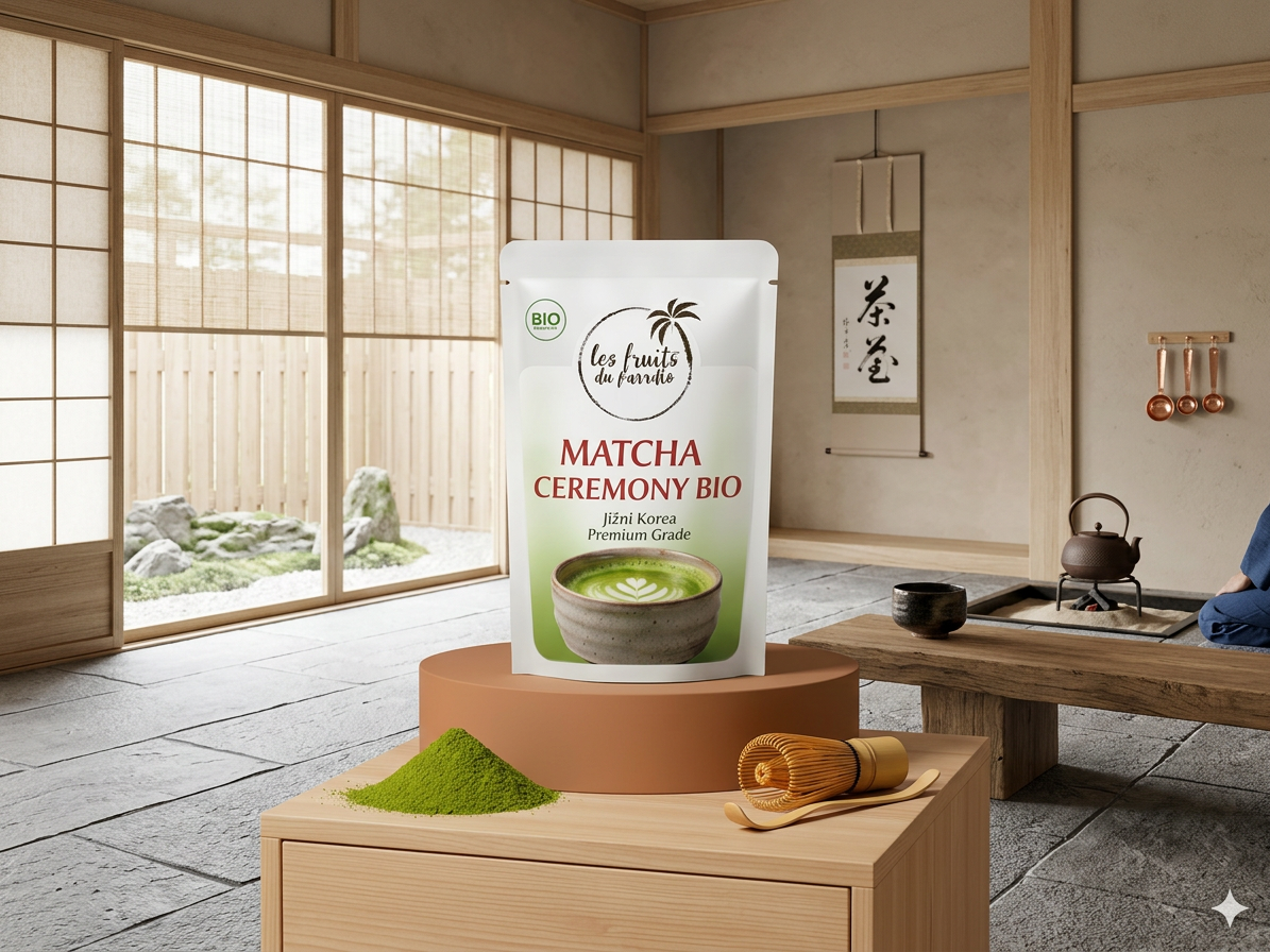 Ceremony Matcha BIO Jižní Korea 250 g LES FRUITS DU PARADIS