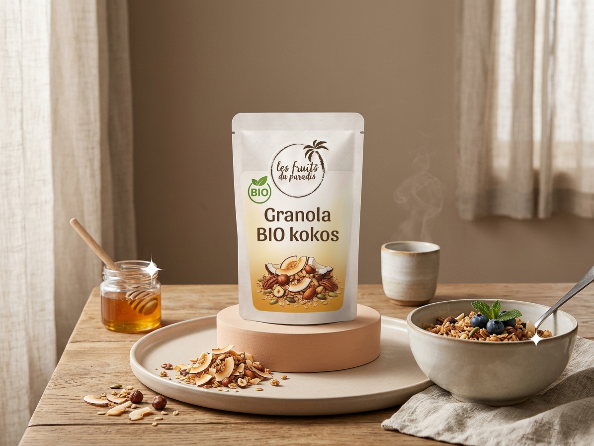 Kokosová granola BIO 300 g LES FRUITS DU PARADIS