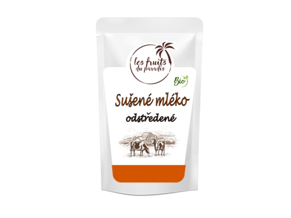 Sušené odstředěné mléko BIO 200 g LES FRUITS DU PARADIS