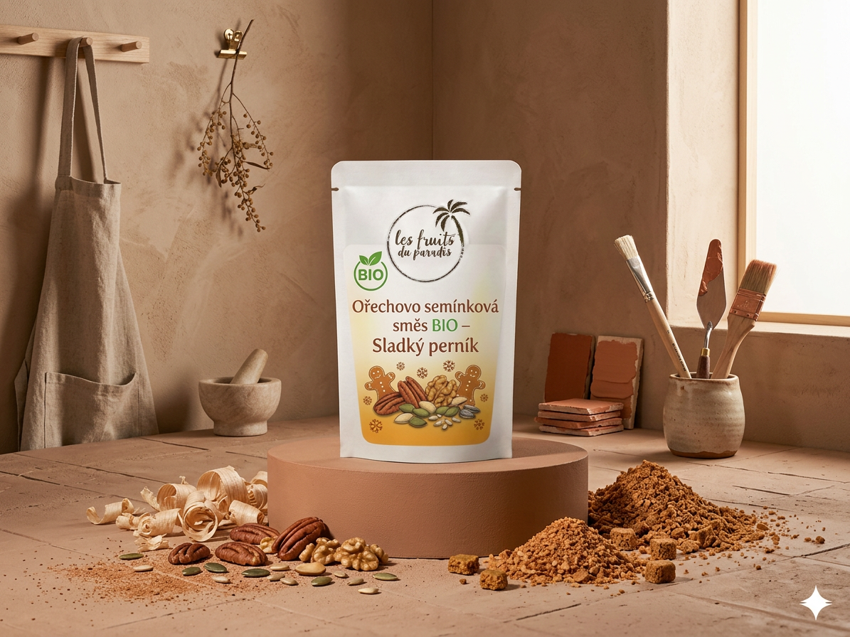 Ořechovo semínková směs BIO – Sladký perník 300 g LES FRUITS DU PARADIS