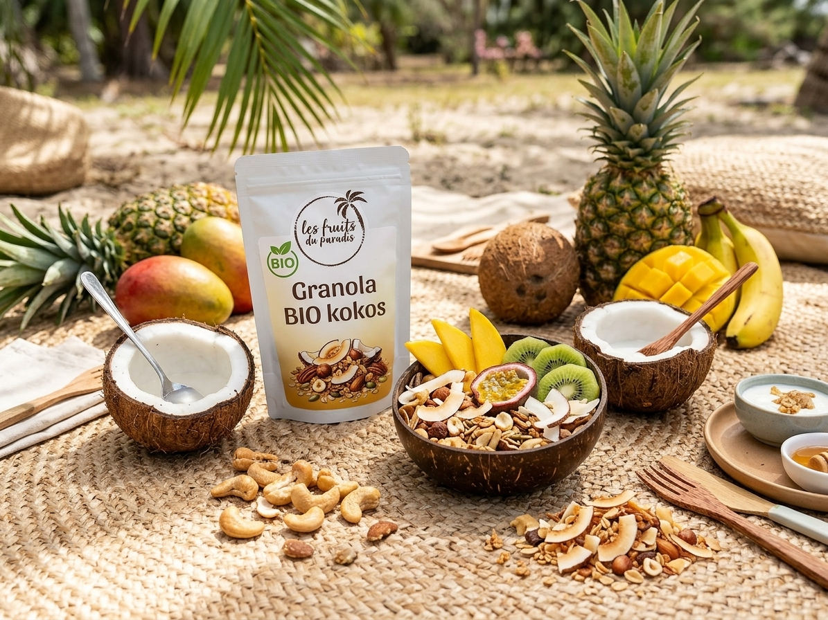 Kokosová granola BIO 300 g LES FRUITS DU PARADIS