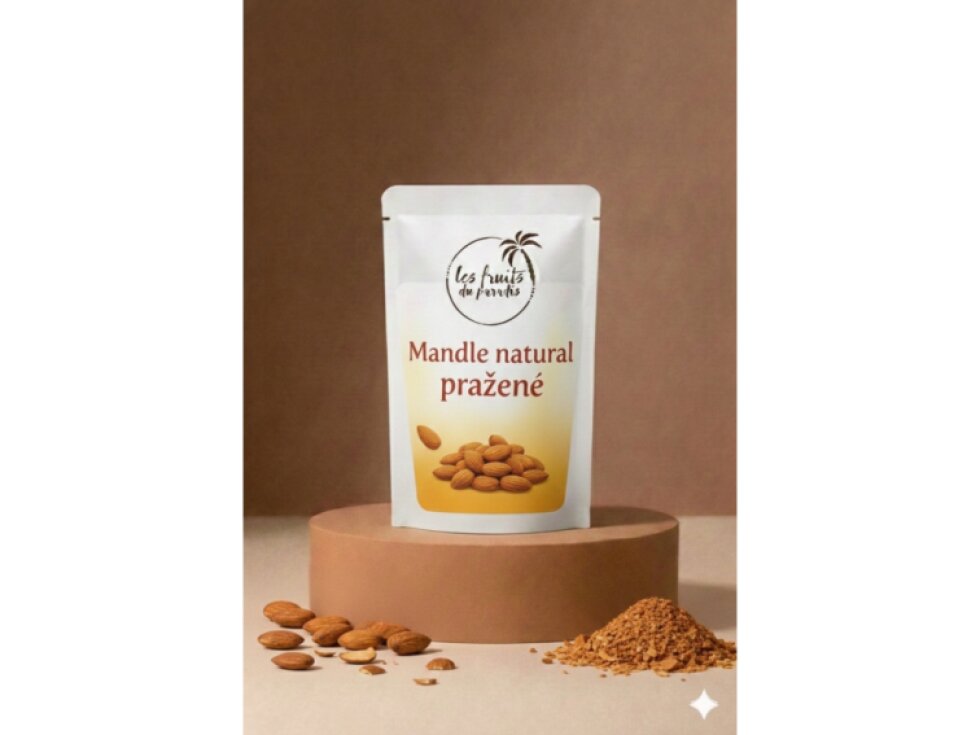 Mandle natural pražené CZ 3 kg LES FRUITS DU PARADIS