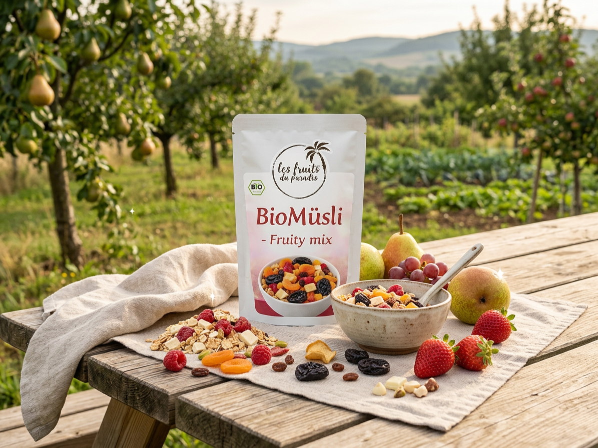 BioMüsli - Fruity mix 300 g LES FRUITS DU PARADIS