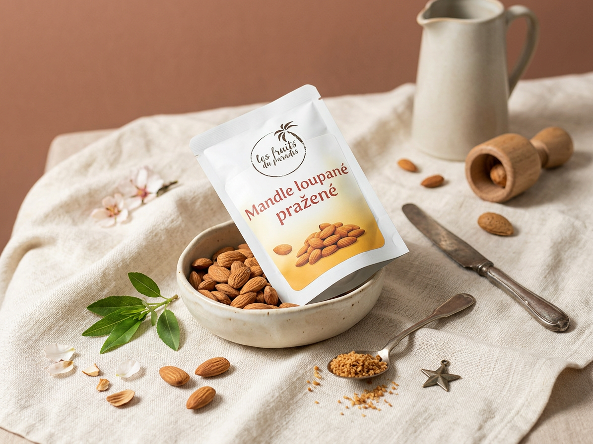 Mandle pražené loupané 500 g LES FRUITS DU PARADIS