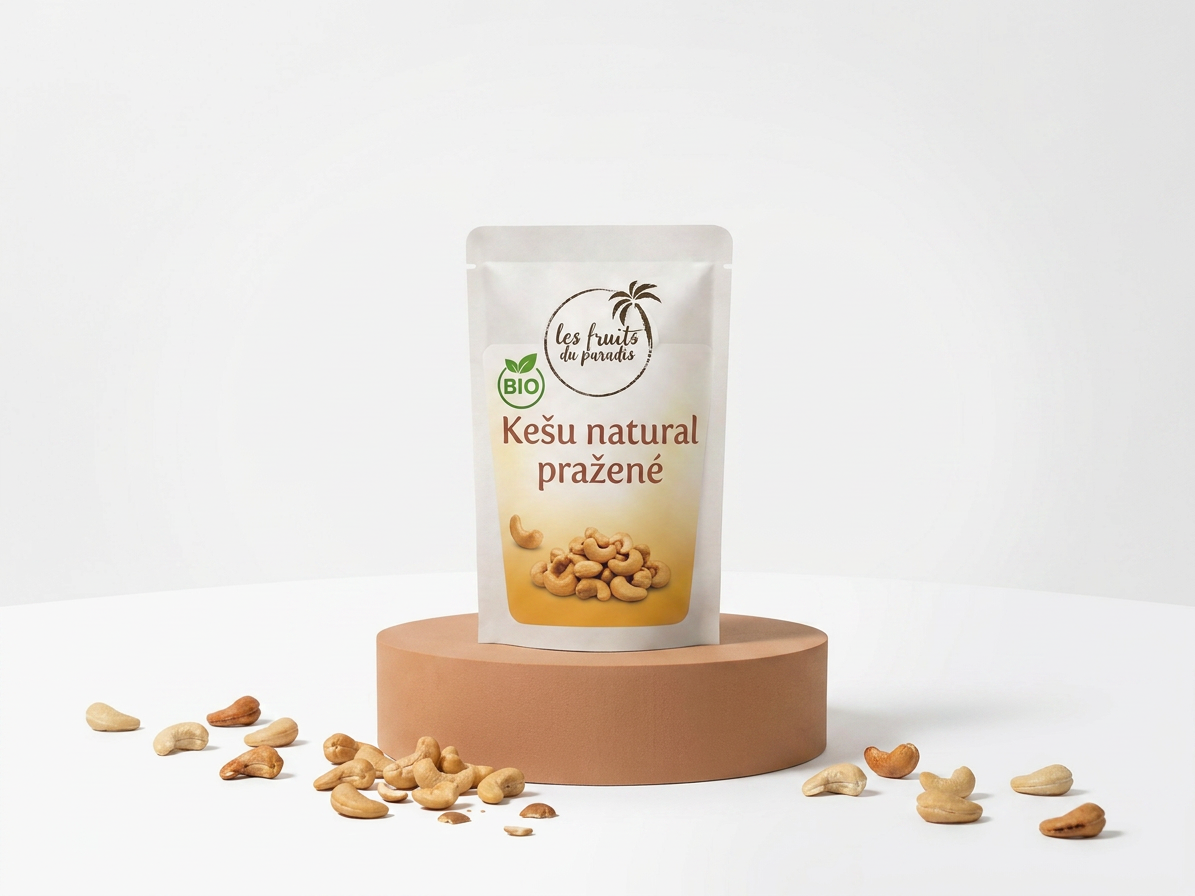Kešu pražené nesolené BIO 1 kg LES FRUITS DU PARADIS