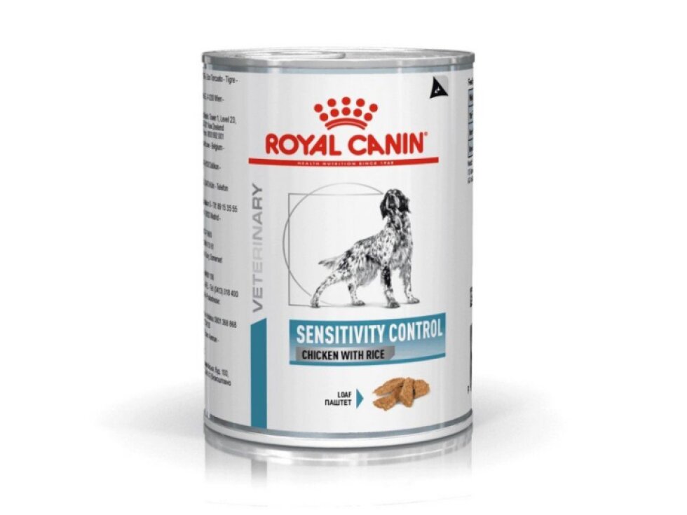 Royal Canin VHN dog sensitivity chicken dog konzerva pre psy 410 g