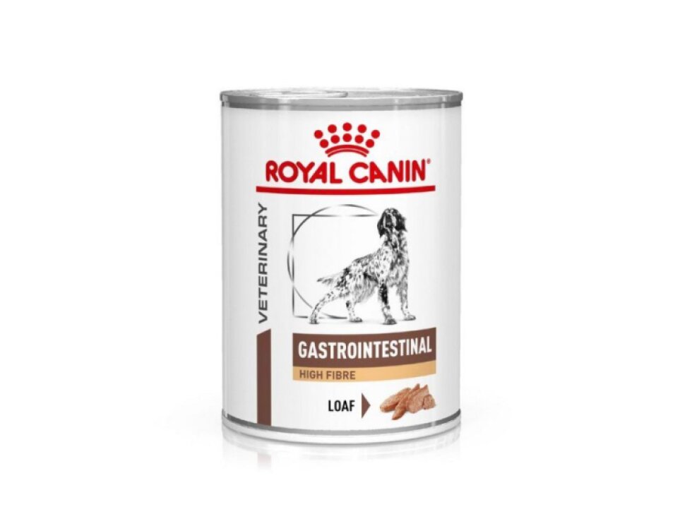 Royal Canin VHN dog gastrointestinal High Fibre konzerva pre psy 410 g