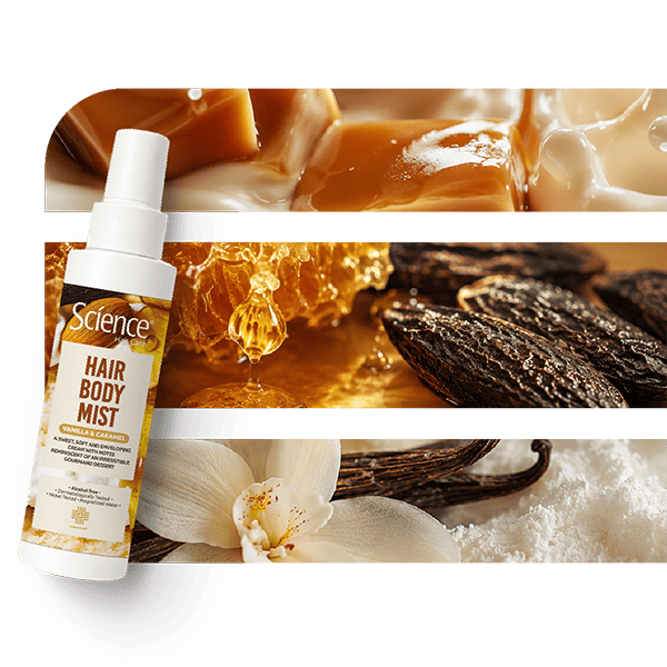 SCIENCE Hair & Body Mist vanilka a karamel