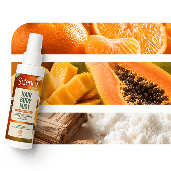 Science Hair & Body Mist Mango a Papája